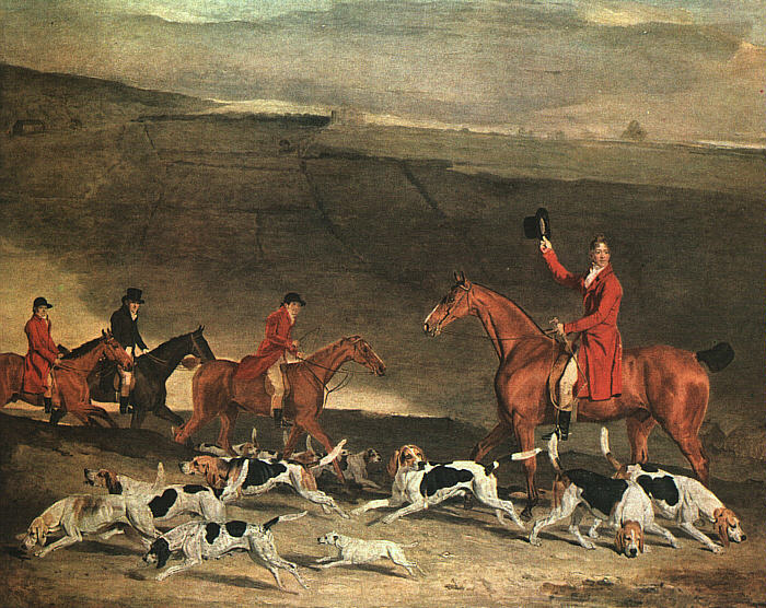 Francis Dukinfield Astley and his Harriers